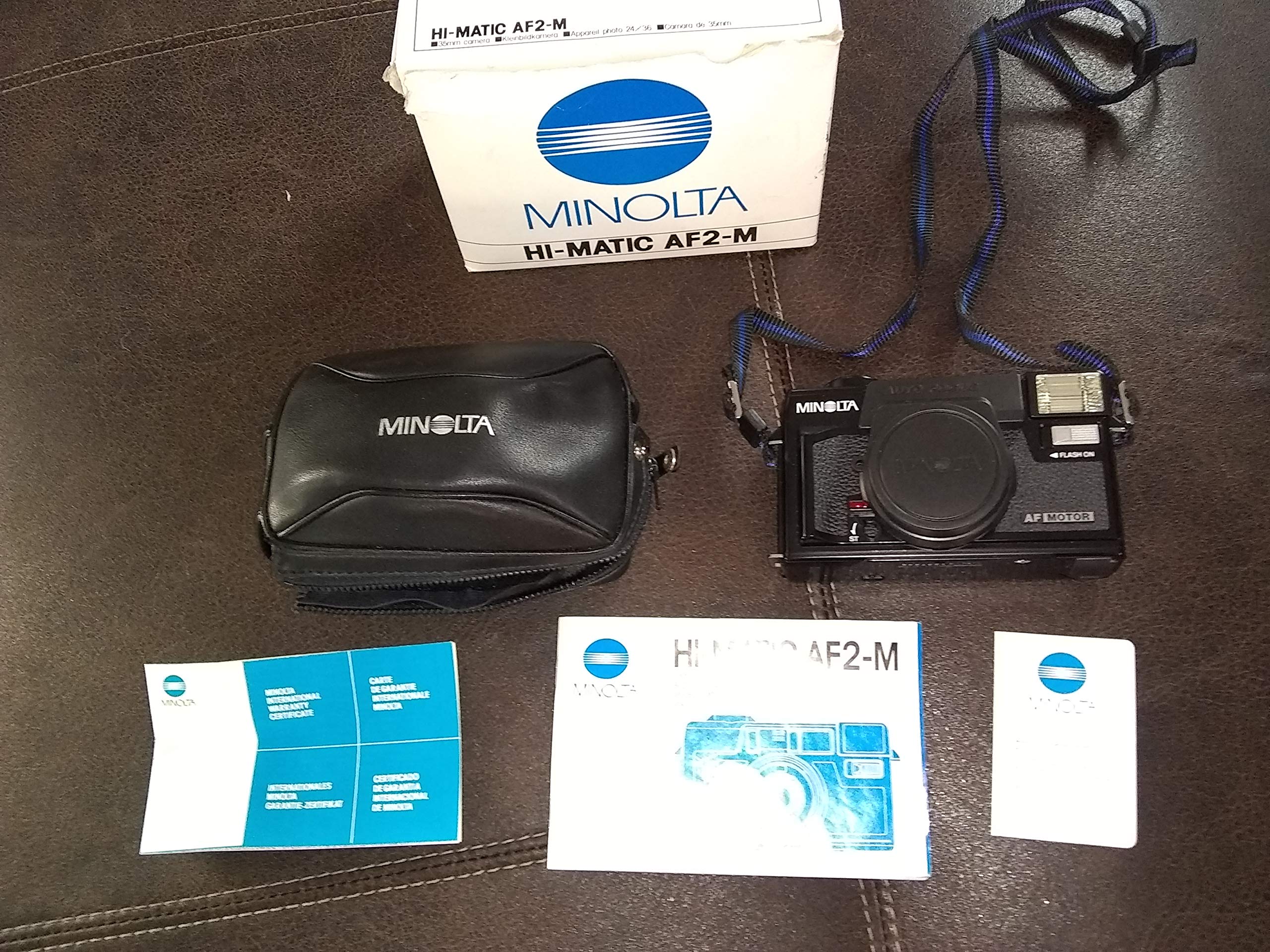 Minolta Hi-matic Af2-m 35mm Film Camera