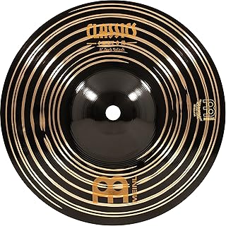 Meinl Classics Custom Dark 8 pouces (20,32cm) Cymbale Splash pour batterie – B10 Bronze, Finition Dark, Fabriquée en Allemagne (CC8DAS)