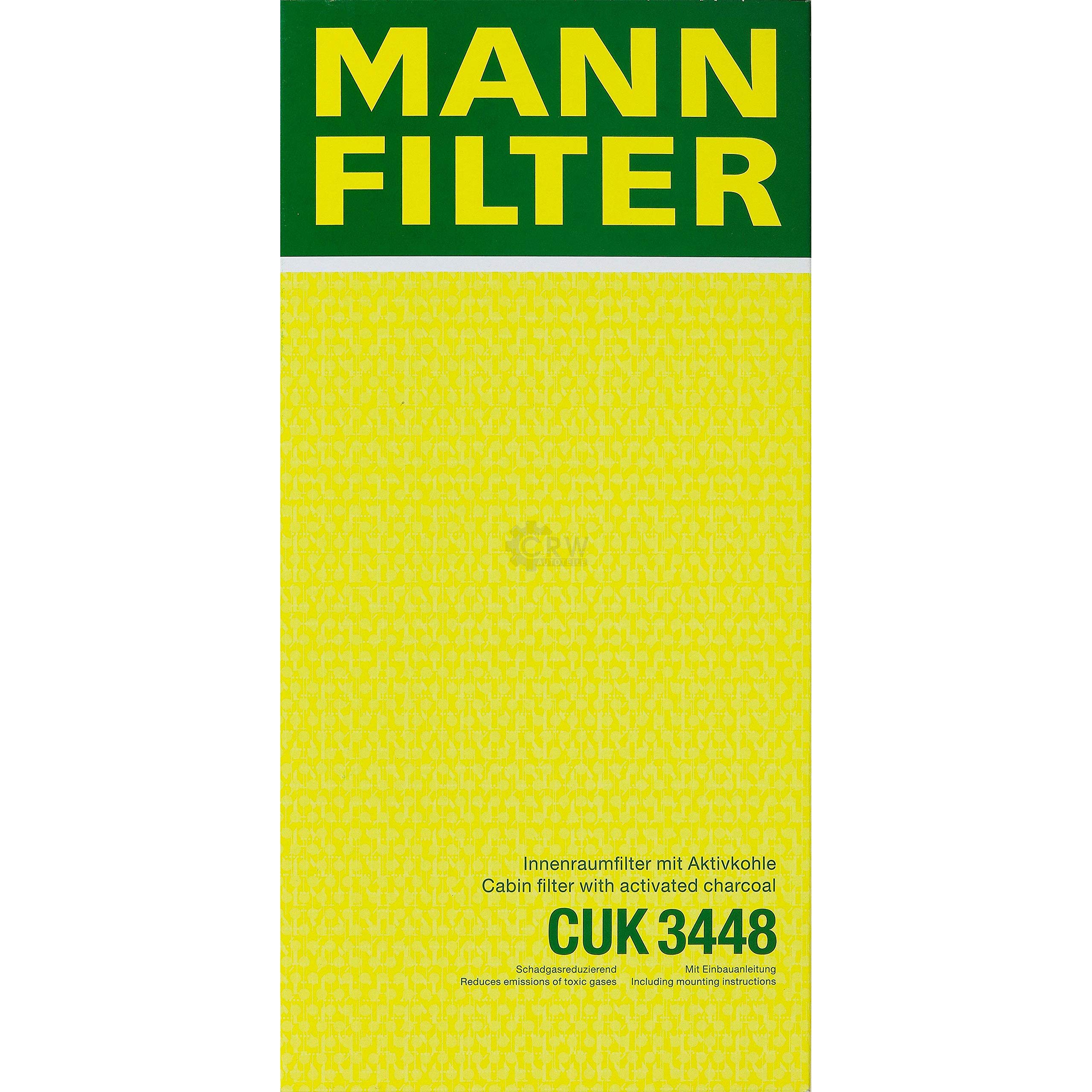 Paquete de inspección Kit de mantenimiento de filtros con filtro de aceite HU 711/51 x, filtro de aire C 36 010, filtro de combustible WK 6031, filtro de habitáculo CUK 3448, tornillo de