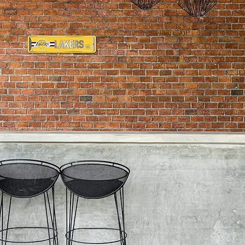 Vista 40 de Rico Industries NBA Basketball Metal Street Sign