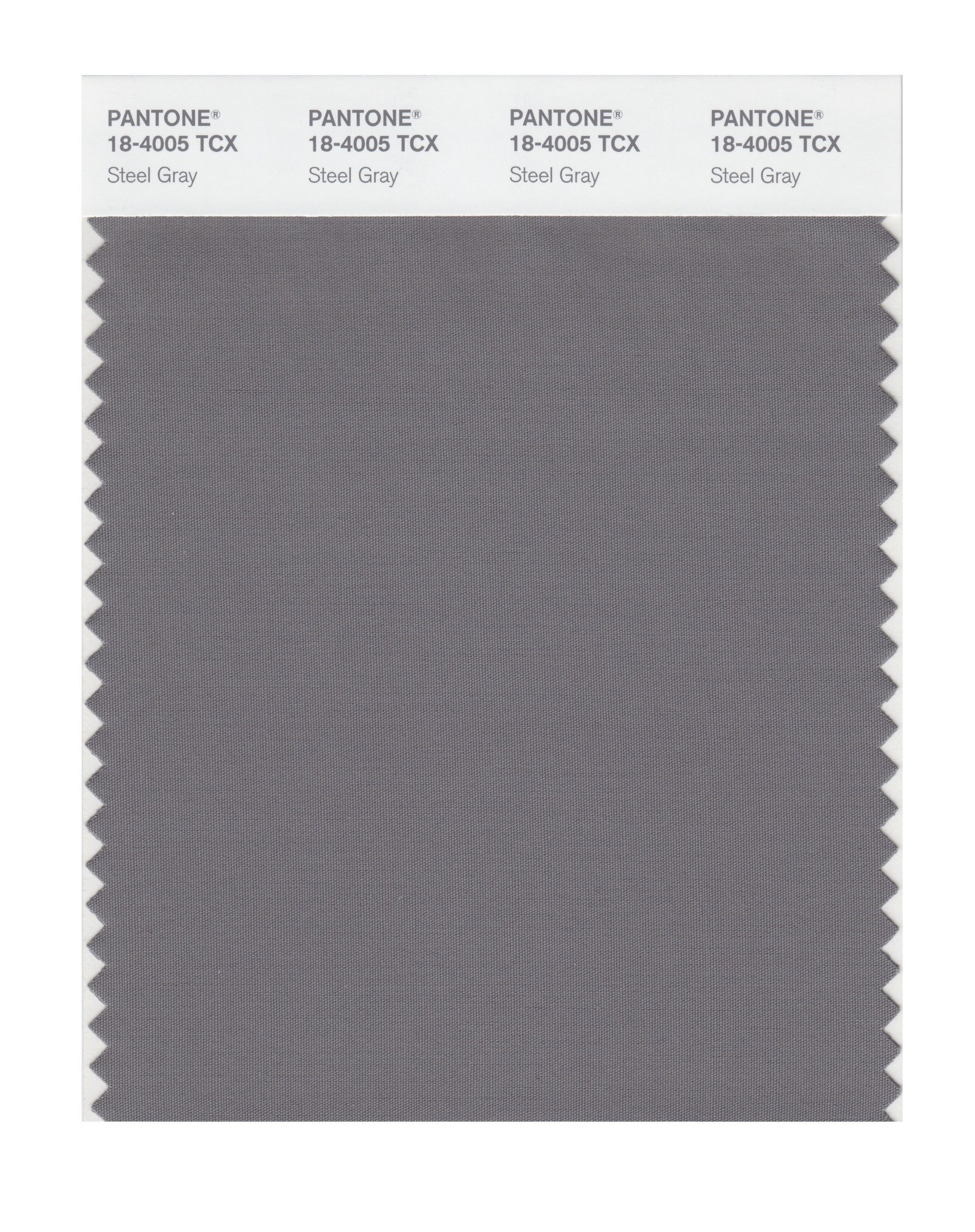 PANTONE SMART 18-4005X Color Swatch Card, Steel Gray - Wall Decor