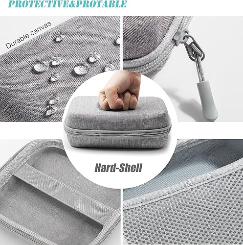 Miniatura 3 de Funda de carga para MacBook, organizador de cargador pequeño, bolsa portátil de almacenamiento de viaje para accesorios de laptop, impermeable para