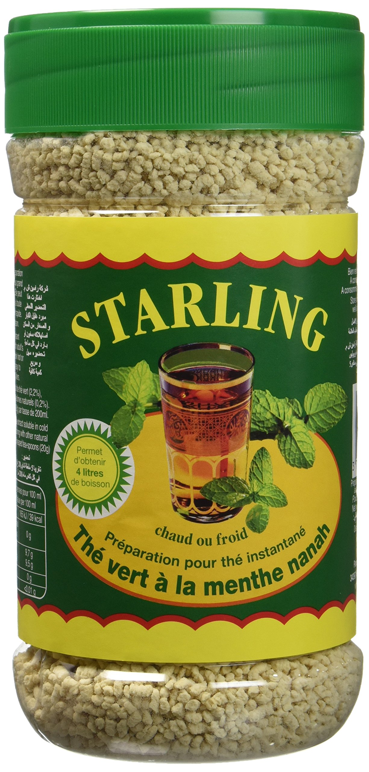 STARLING Boisson Instantané Menthe Nanah 400 g - Lot de 4
