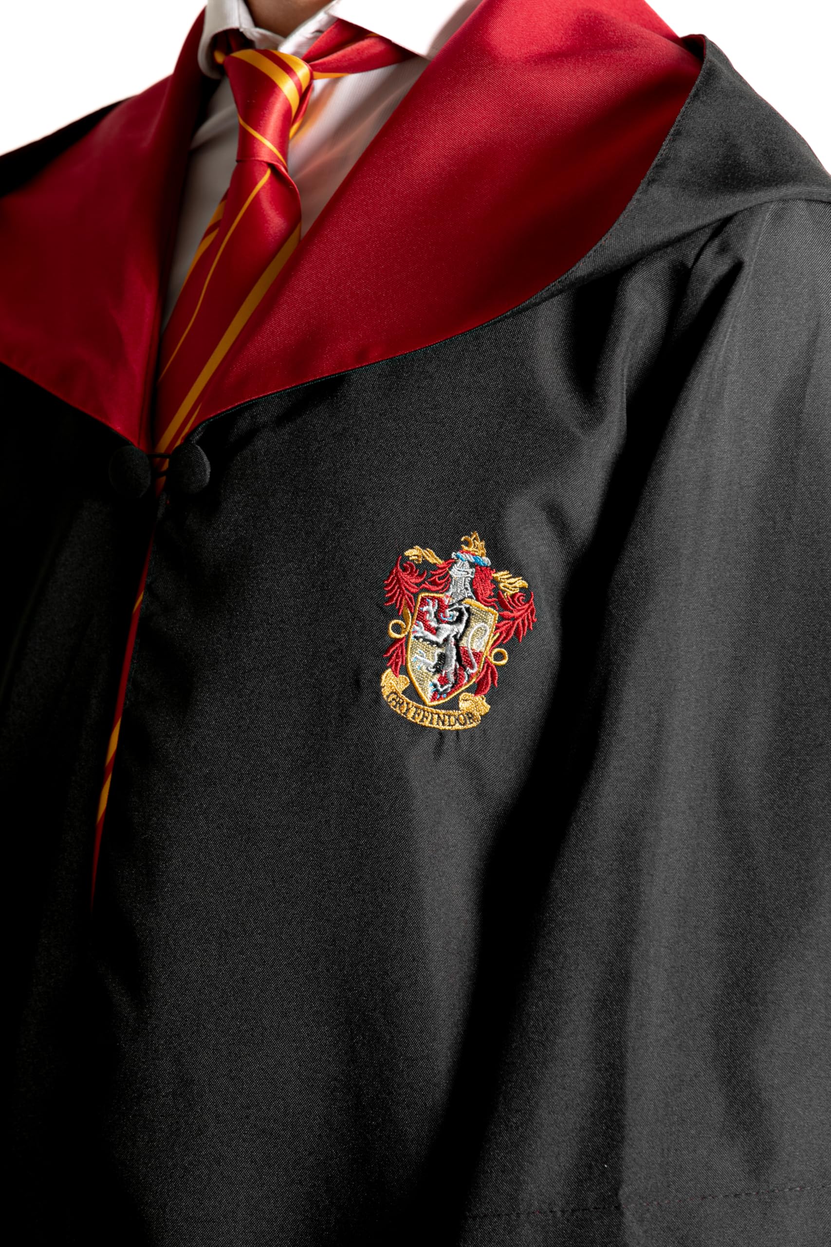 Cloak Cape Tunic Deluxe official Harry Potter Wizarding World (One size adult) with embroidered emblem and tie