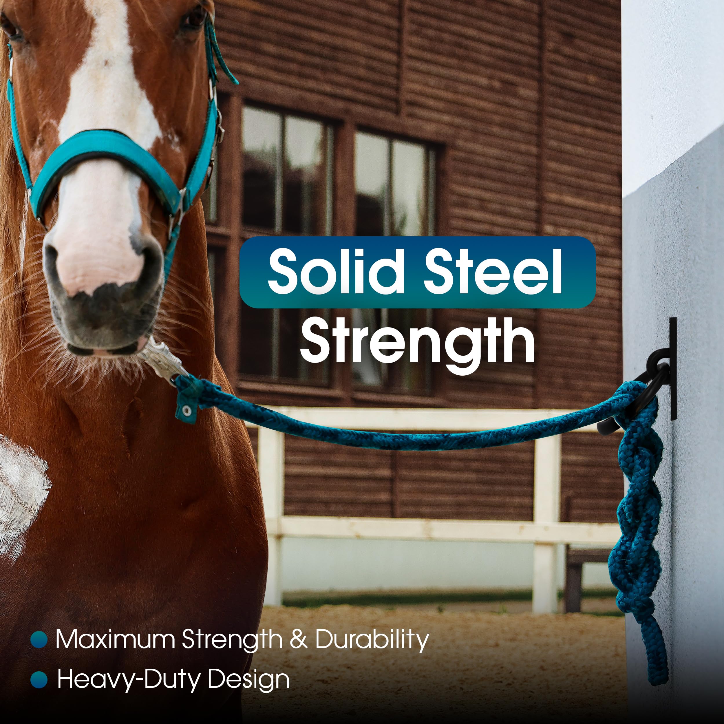 Sunset Valley Metalcraft Horse Tie Ring - 2-3/8