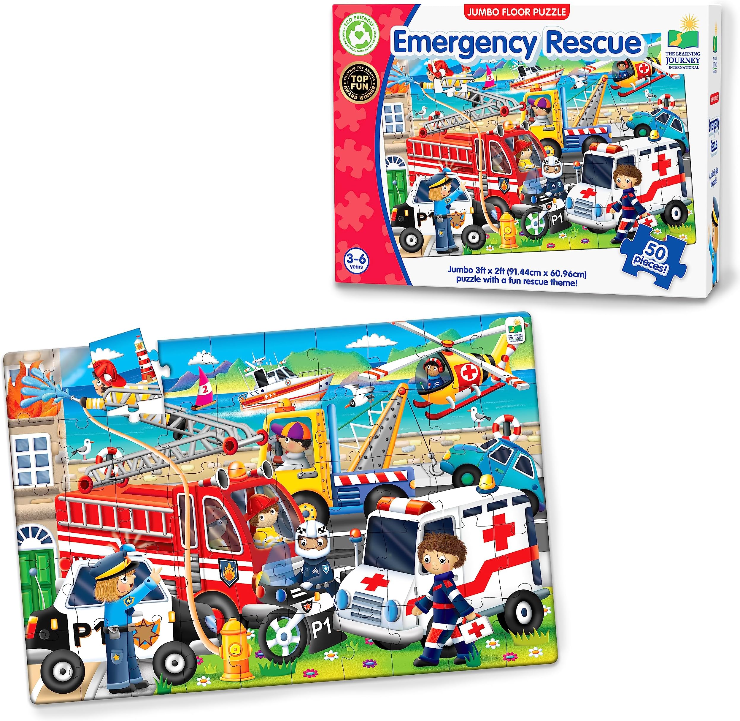 Jumbo Floor Puzzle - Emergency Rescue