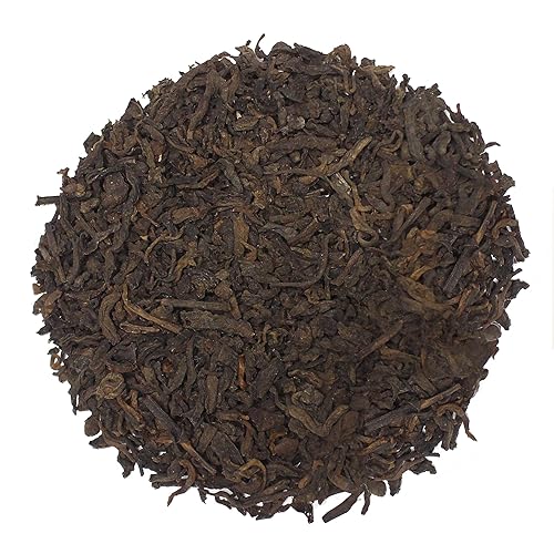 The Tea Farm - Puerh Hazelberry Puerh Tea - Té Puerh de hojas sueltas (bolsa de 8 onzas)