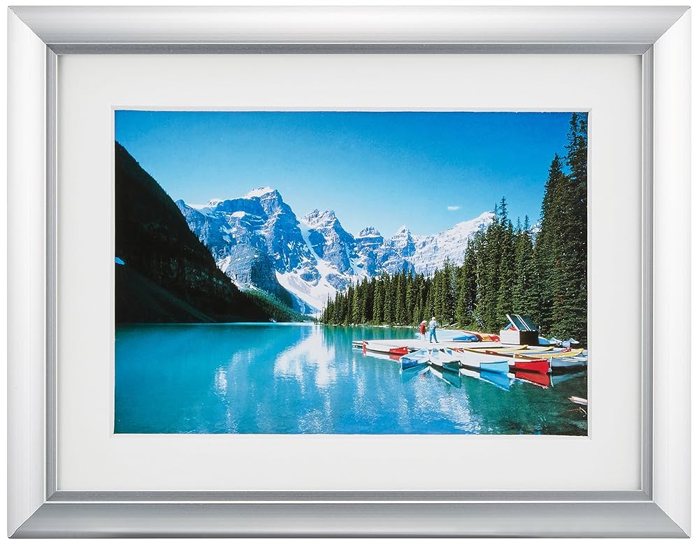 Amazon | KING 額縁 リゾート 2L アルミ シルバー 71305 | 額縁