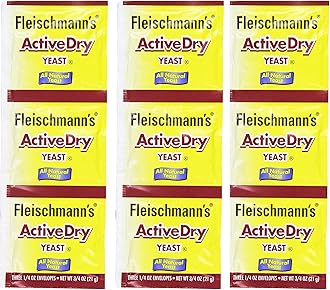 Fleischmann's Active Dry Yeast,0.25 Ounce, 9 Count