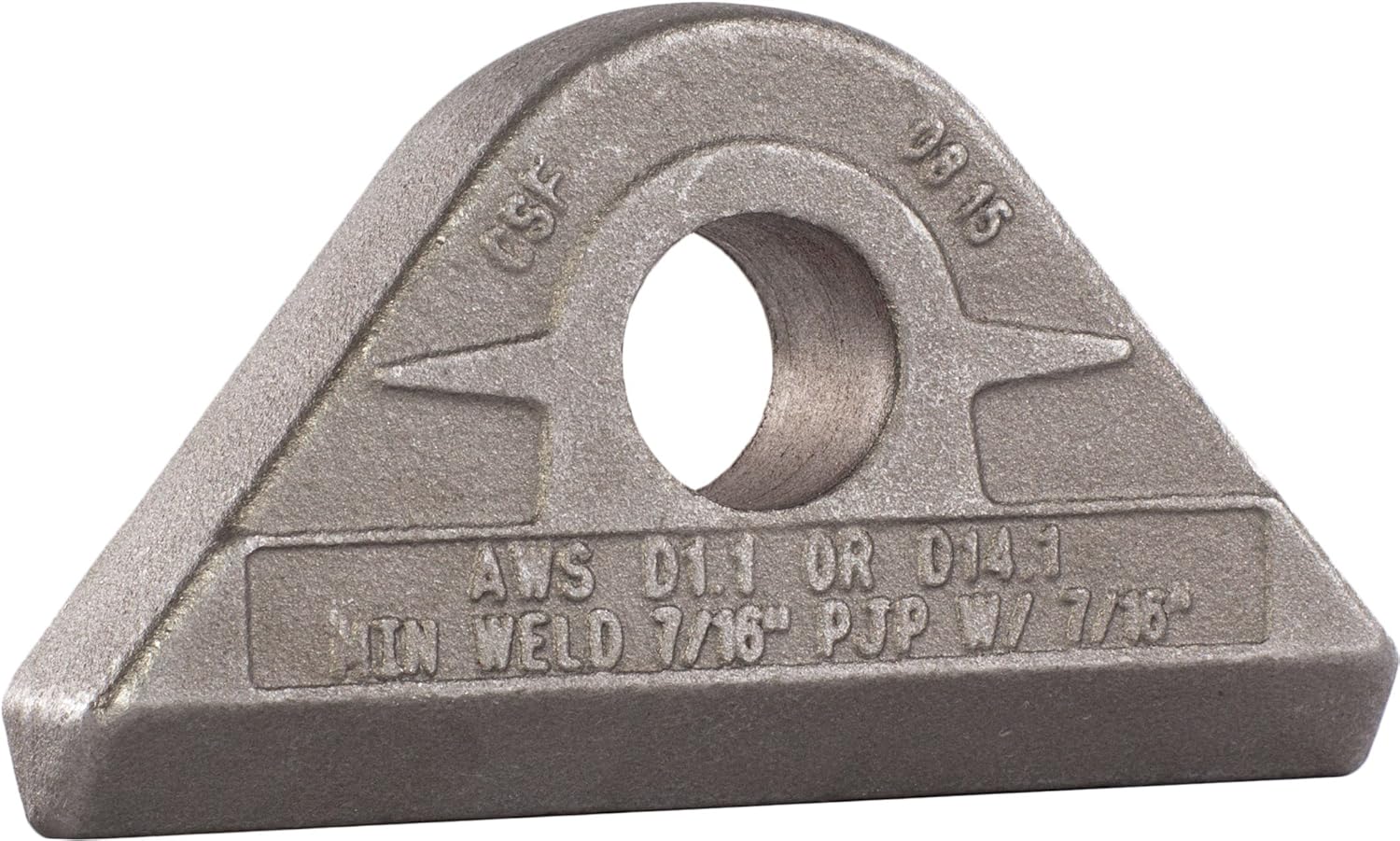MAG-MATE PE0650 Weld-On Pad Eye, 6-1/2 Tons Working Load Limit, 13000 lb., Grey