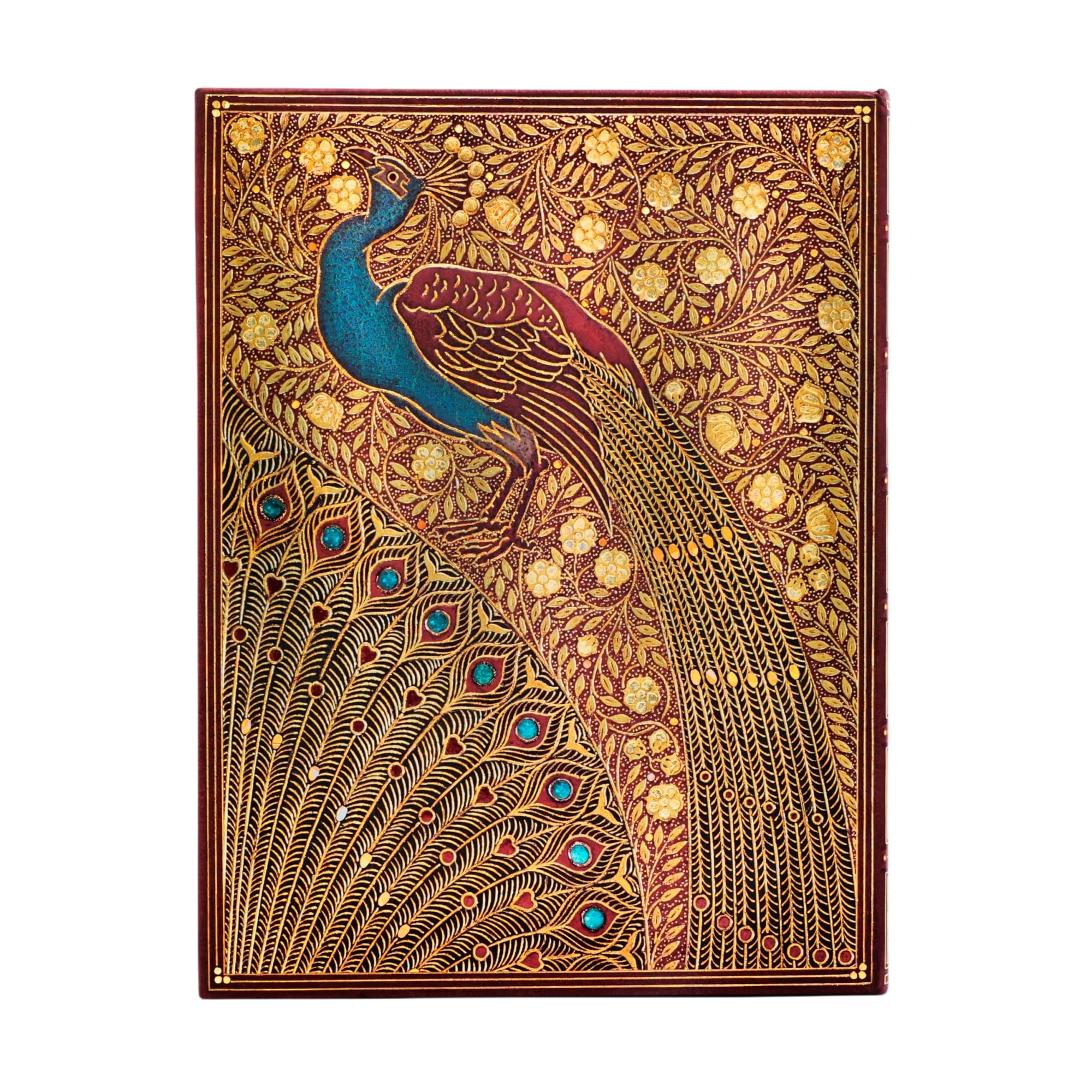 Carnet rigide Paperblanks Les Paons de Hafiz Ultra Ligné 144p.