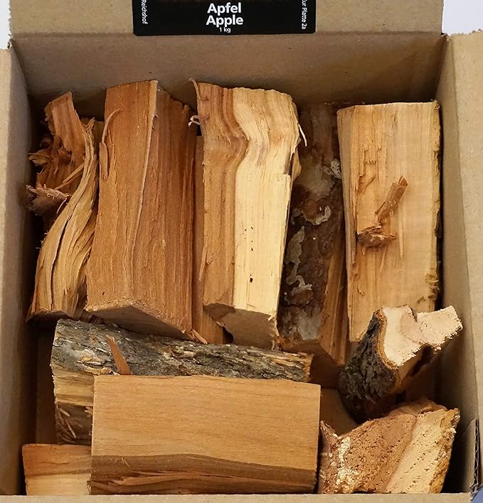 Smokerholz24 Bbq Woodchunks Apfel 1kg Wood Chunks Raucherklotze Apple Amazon De Garten