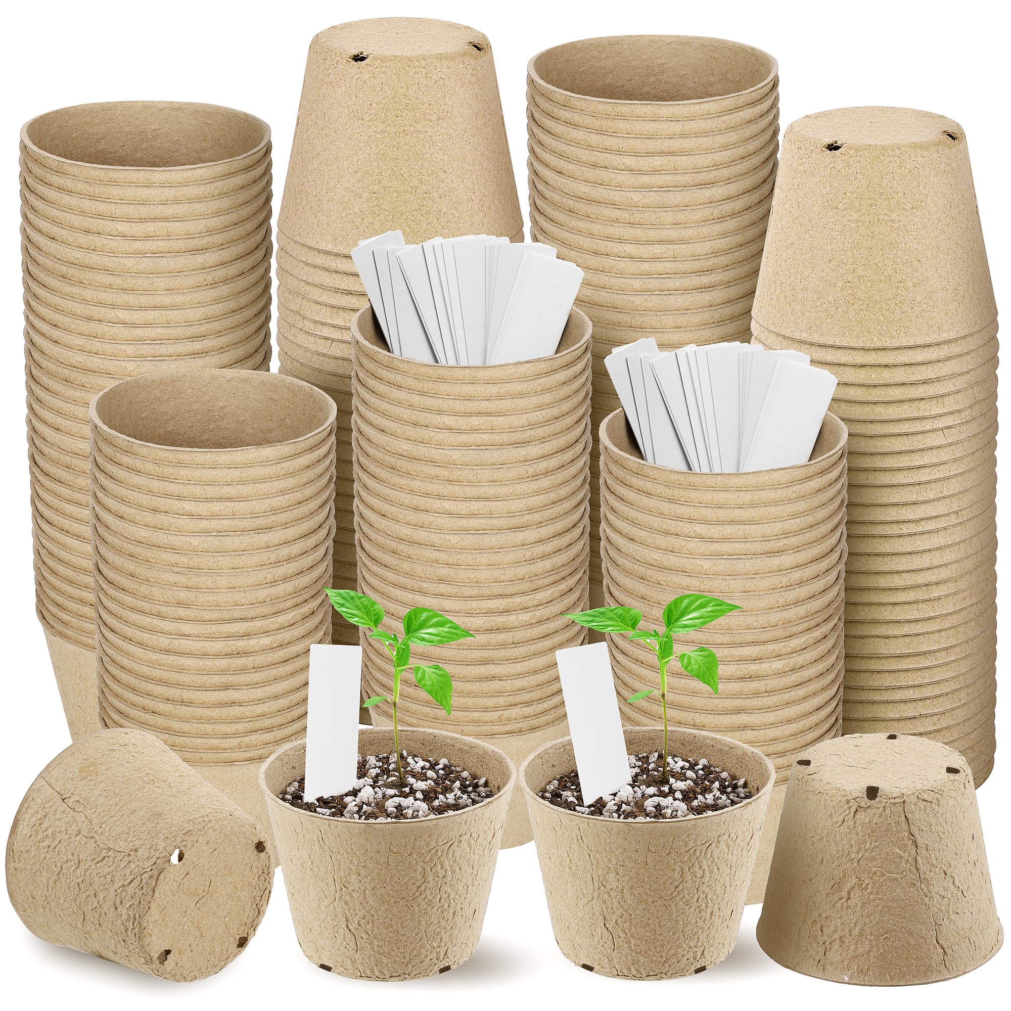 Hahood 160-Pack Peat Pots