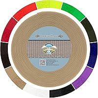 Vista 1 de Country Brook Design Cierre de velcro para coser no adhesivo de 2 pulgadas (beige, 10 yardas)