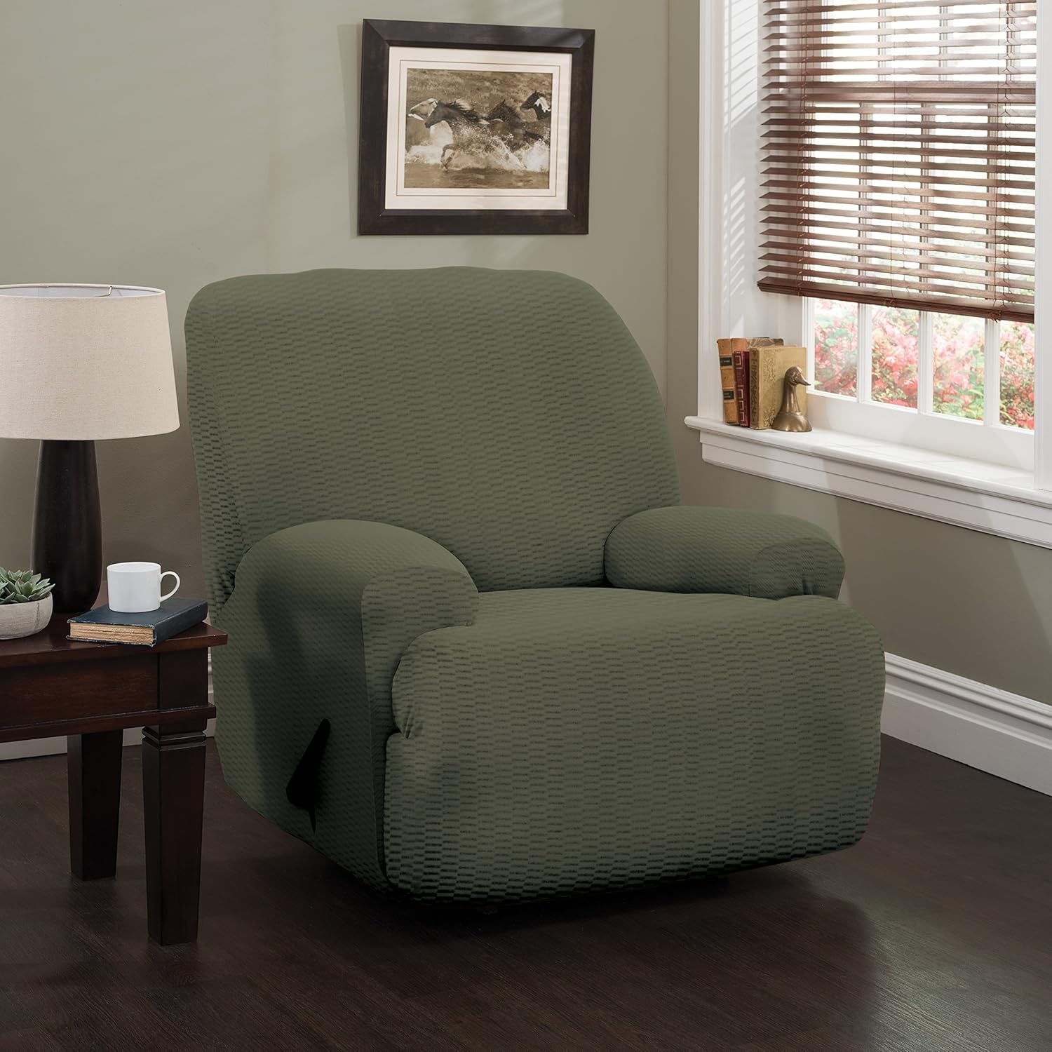 Buy Stretch Sensations 9146JRECC Raise The Bar Jumbo Recliner Slipcover