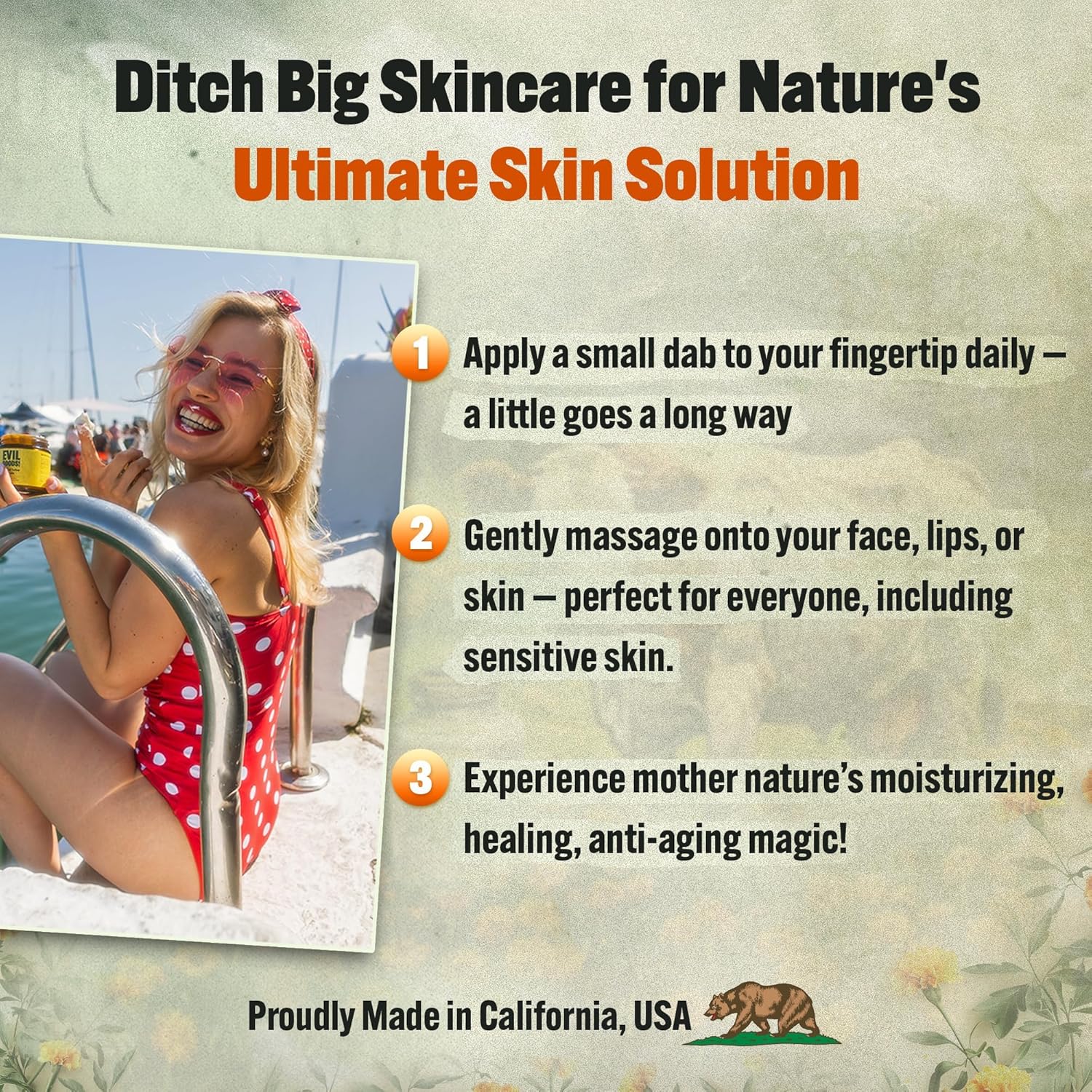 Whipped Beef Tallow and Honey Balm - Moisturizer for Skin, Face, Lips, Body - Natural, Unscented, Non-Toxic Skincare with Manuka Honey - Citrus scented - Image 6