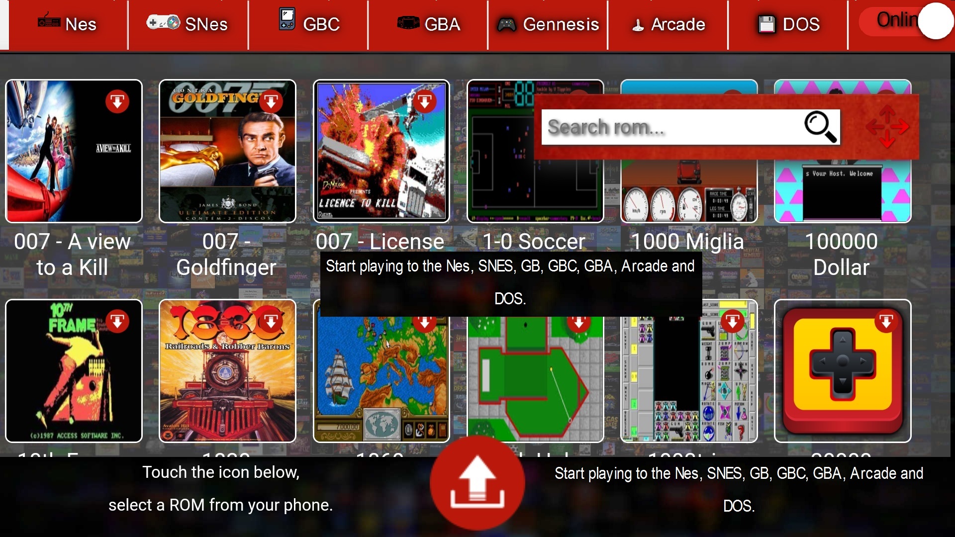 Collection Retro Games App on Amazon Appstore