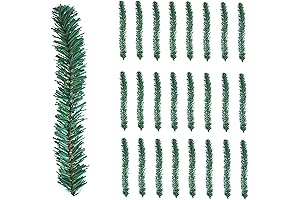 24 Pcs Pine Needles Christmas Tree Garland Ties Artificial Branches