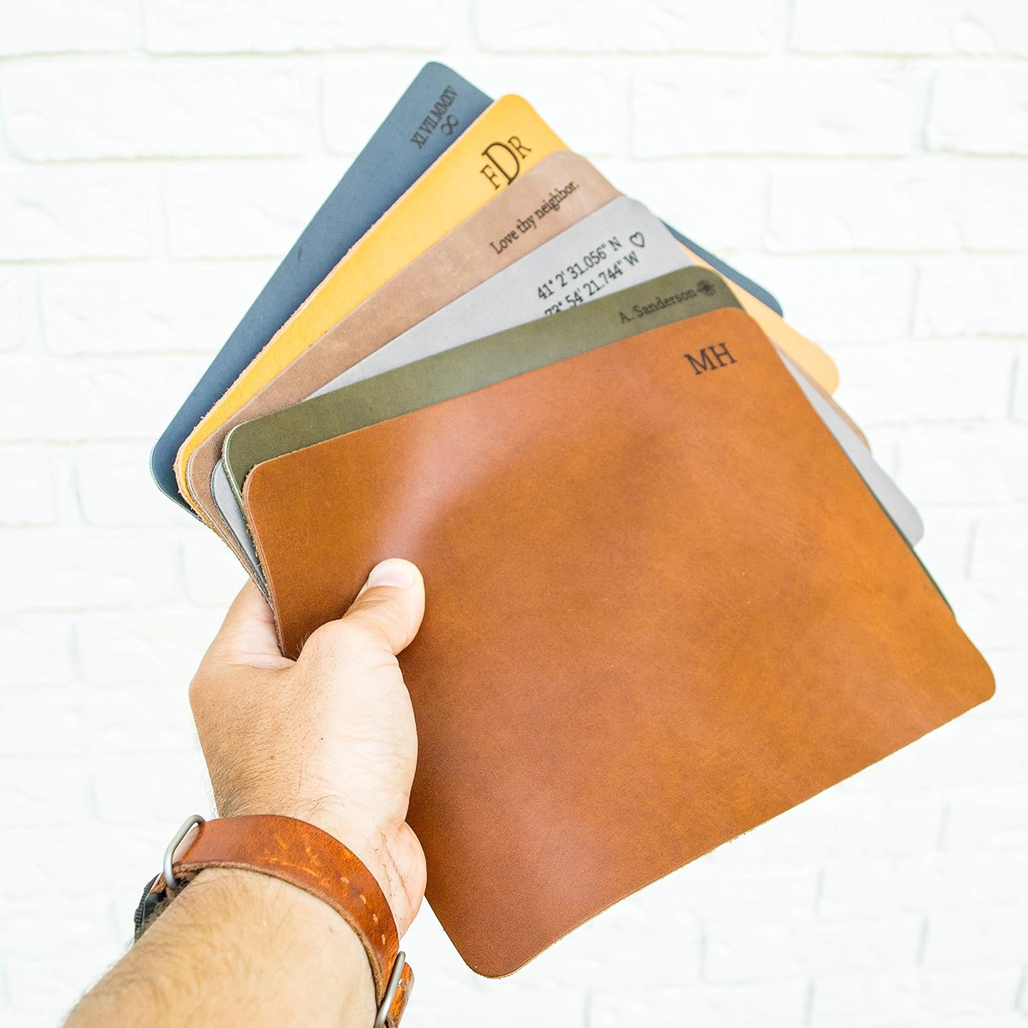Mousepad - Mousepad - Made with full grain leather