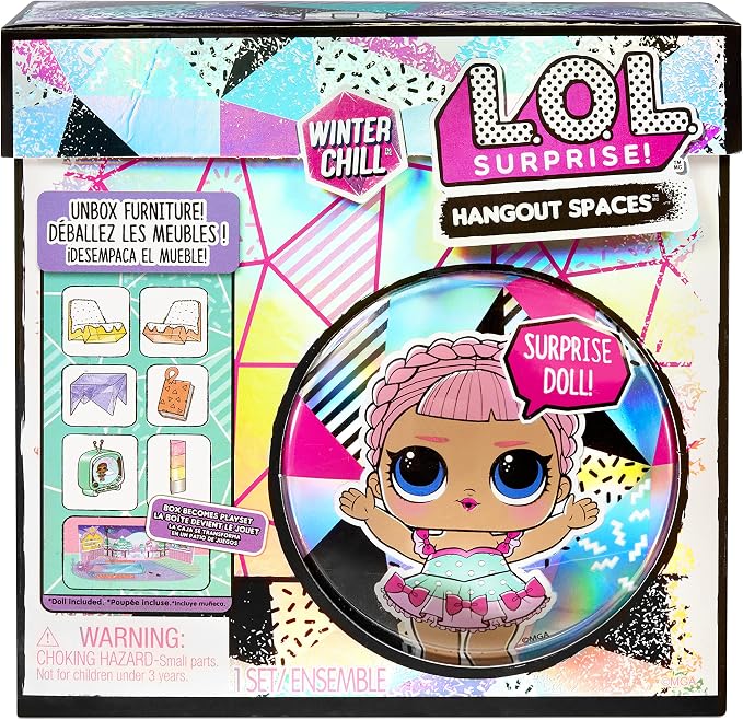 Cumpără LAUGH OUT LOUD. Surprinde! Winter Chill Hangout Spaces Set de joacă cu mobilier cu Cozy