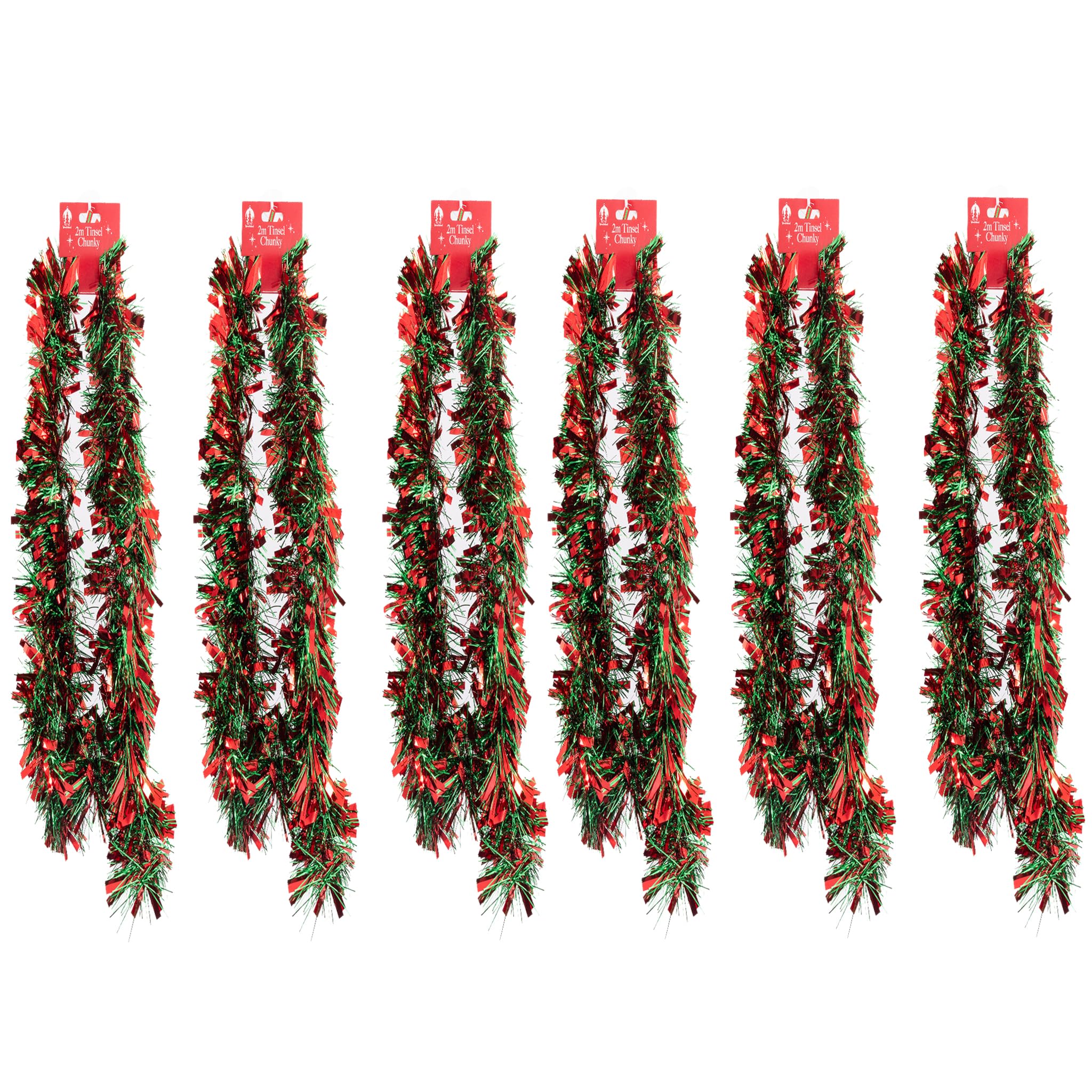 Guirnalda de oropel para árbol de Navidad y fiestas familiares en salones amplios