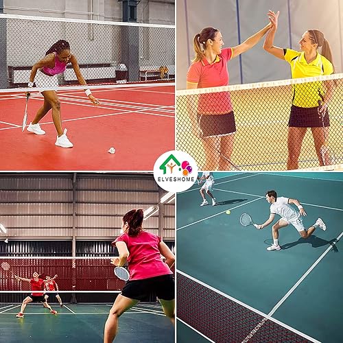 Miniatura 7 de Badminton Net Professional, Badminton Net for Backyard, Portable Badminton Net with Bag, Volleyball Badminton Net Outdoor, Badminton Net Replacement