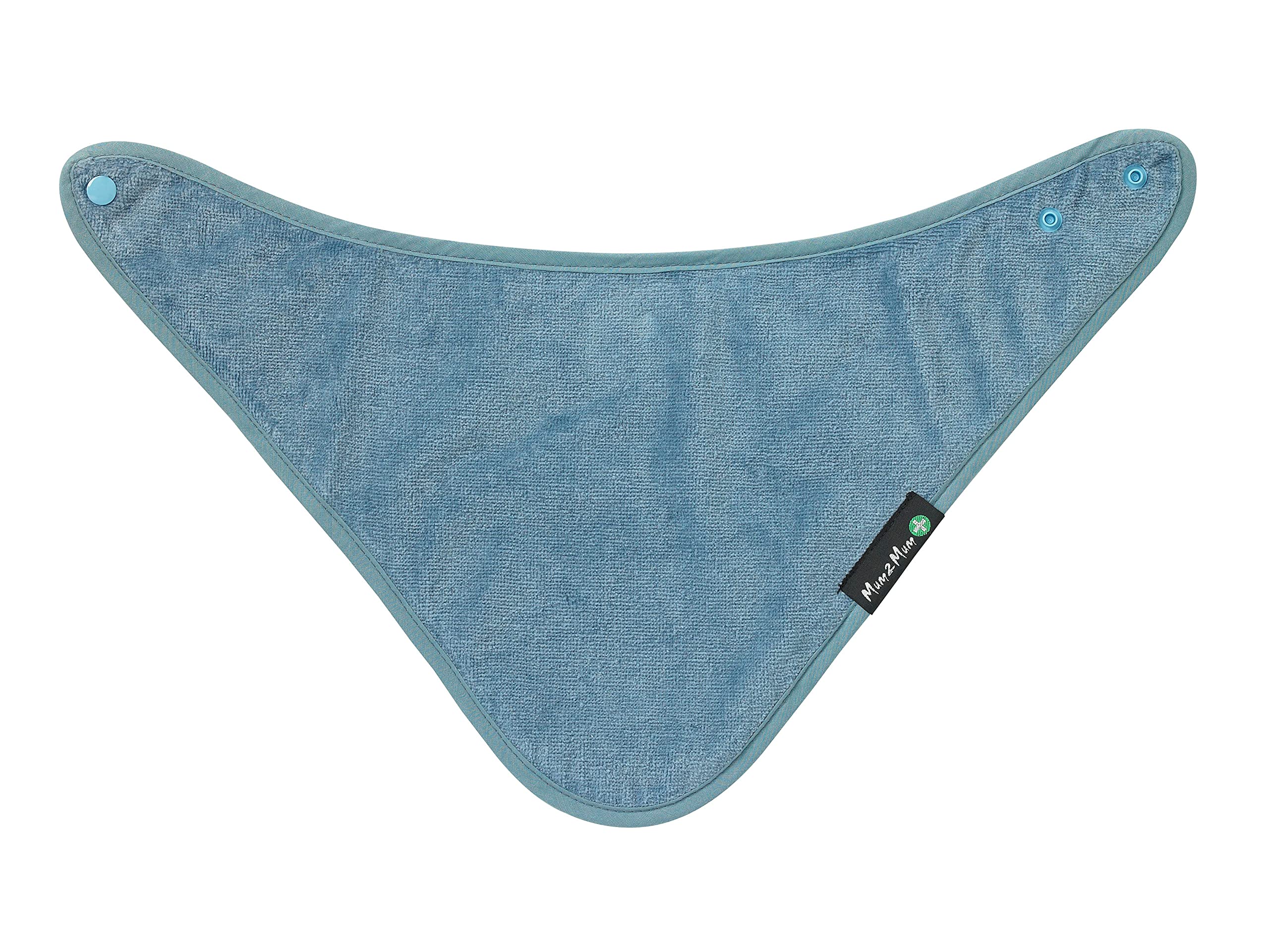 Mum 2 Mum Plus Denim Blue Youth Bandana Bib For Special Needs In Denim
