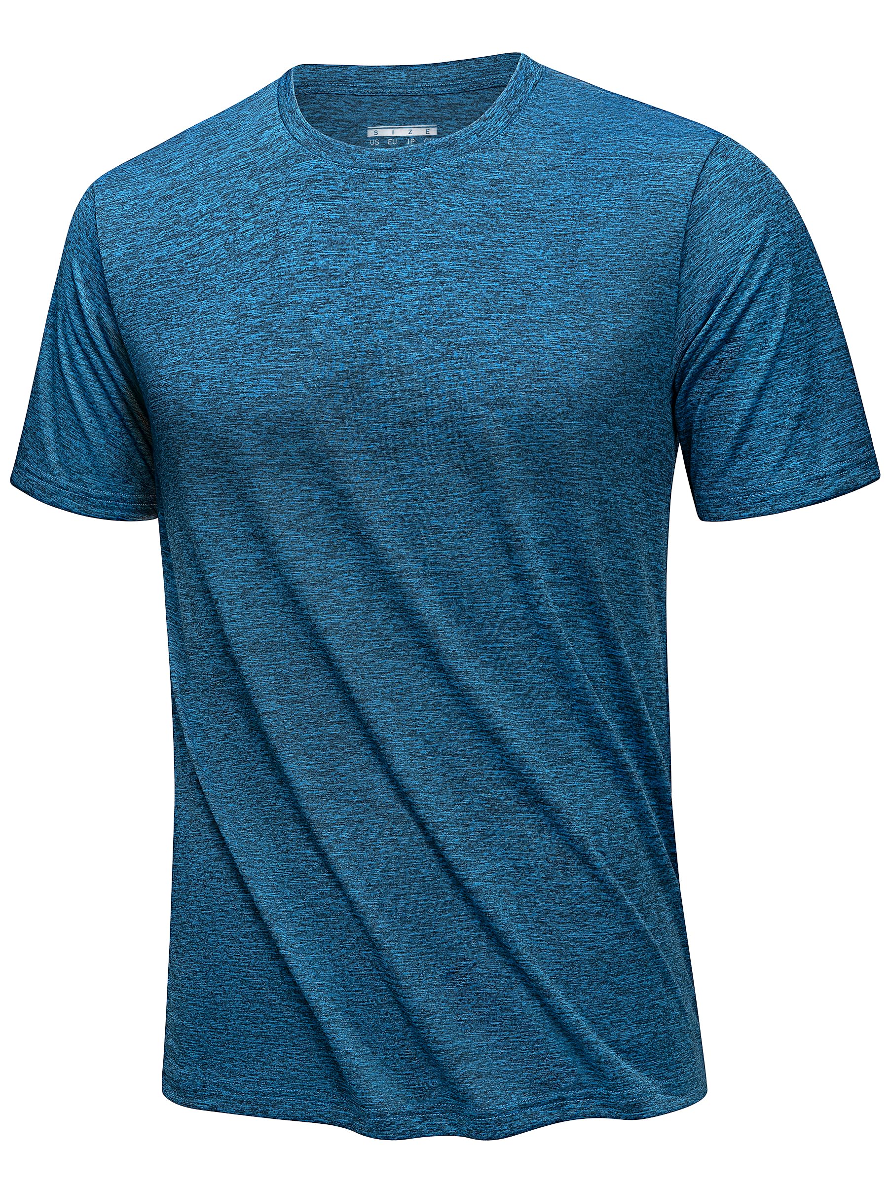 KEFITEVD Sportshirt Kurzarm Herren Funktionsshirt Sommer Tshirt Männer Atmungsaktive Laufshirt Leichte Wandershirt