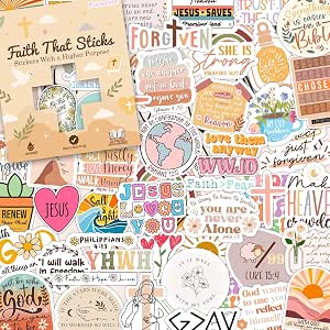 Puraesla 225 PCS Christian Bible Verse Stickers – Inspirational ...