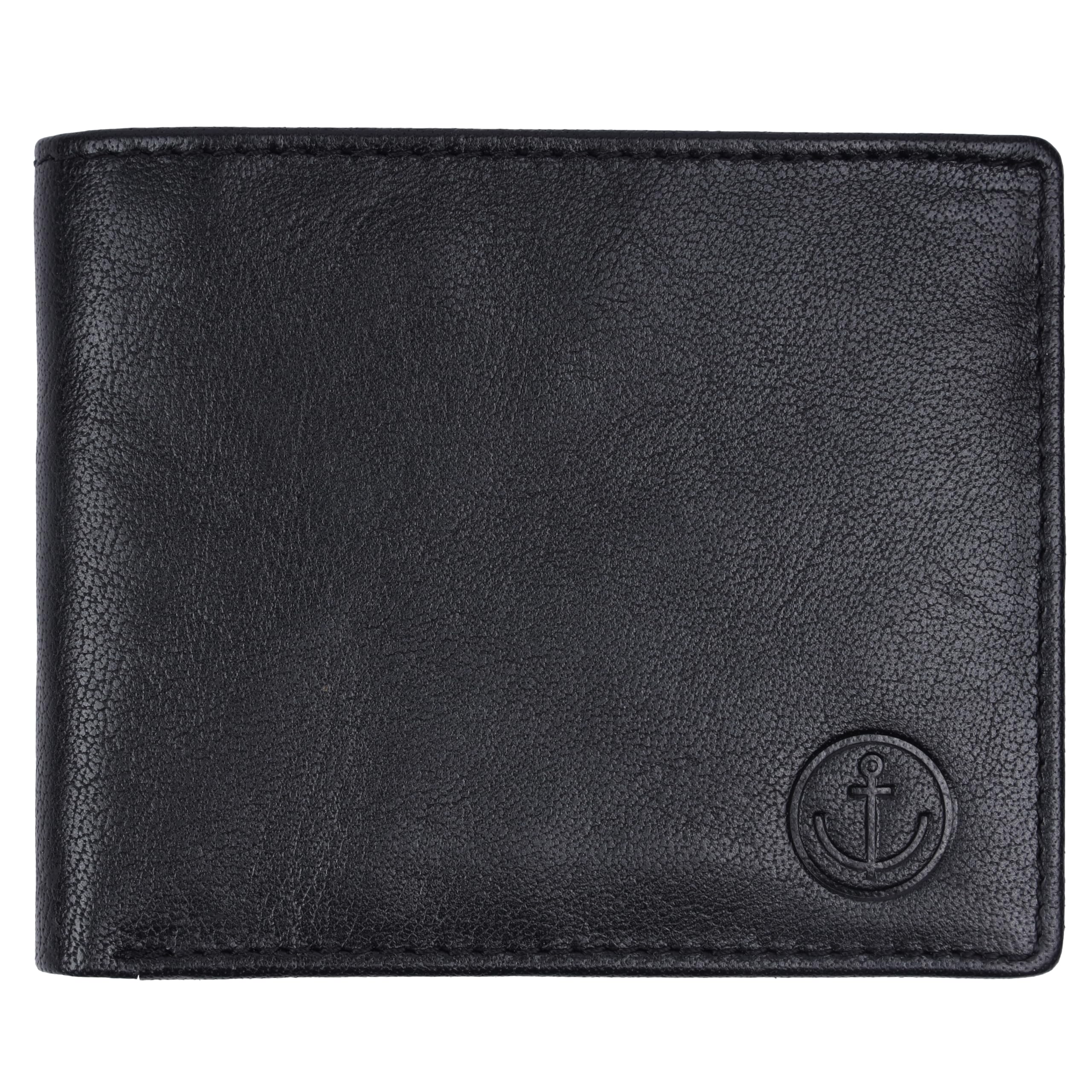 Leather Wallet for Men Stylish | Wallets for Man | Mens Wallet Leather | RFID Protected Purse for Men Branded | Gents Purse with 4 Card Slots, Coin Pocket, Gift for him (Black)-image-47