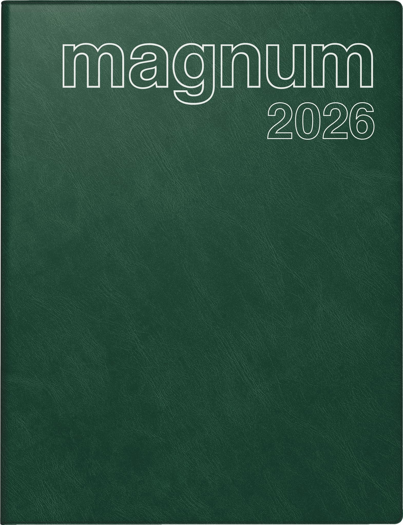 rido/idé Buchkalender Mod. magnum 2026 | 183×240 mm, Kunststoff, dunkelgrün