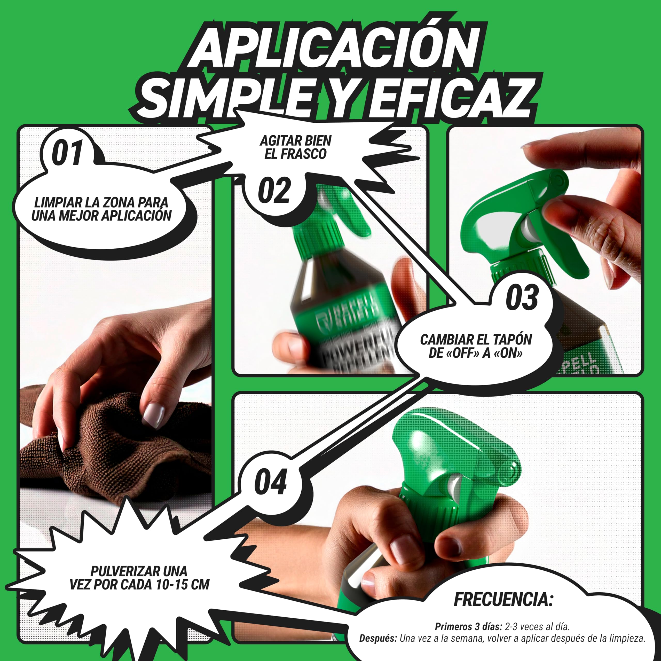 RepellShield® Spray Anti Caracoles y Babosas - Fácil Aplicación en Huertos, Plantas, Jardines - Uso Interior y Exterior - Protección Natural y Segura - Alternativa a Veneno Caracoles y Babosas - 250ml