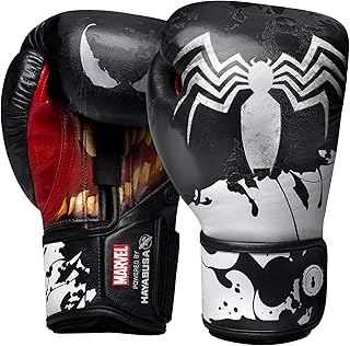 Hayabusa Marvel Hero Elite Boxing Gloves for Men and Women - Symbiote, 16 oz