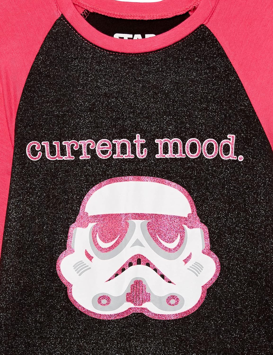 Star Wars Girls' Star Wars Storm Trooper Girls Long Sleeve Raglan T-Shirt