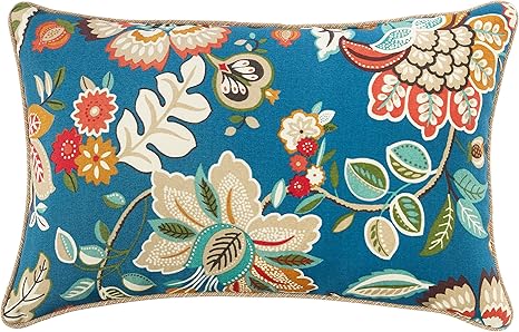 peacock blue pillows