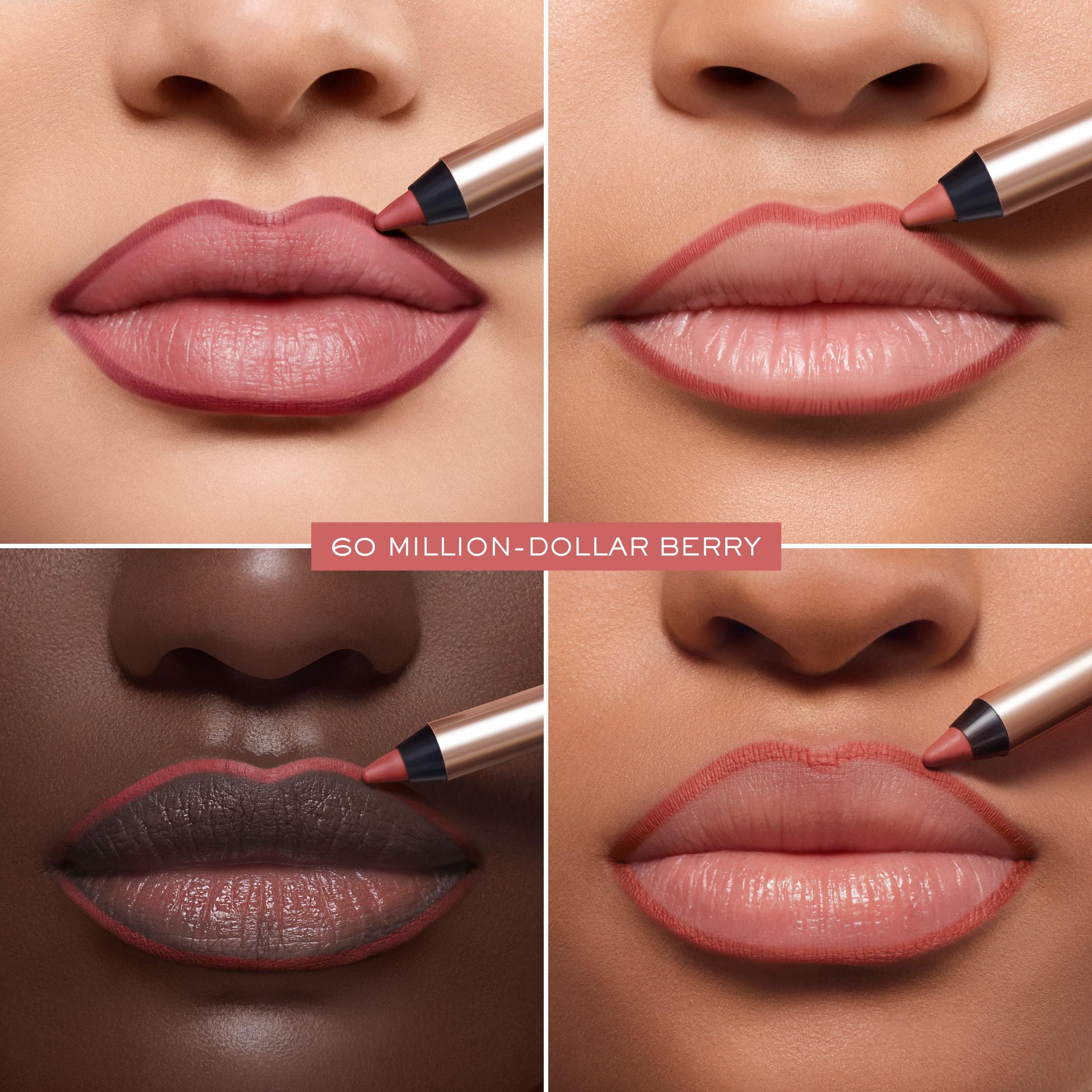 Lancôme Lip Idôle Lip Shaper - Creamy Matte Formula, Waterproof, Smudge-Proof, Long-Lasting, 60 Million-Dollar Berry - Image 4
