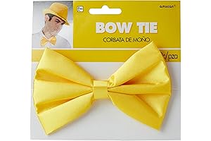 Amscan Costume Bow Tie Party Supplies (1 Piece), Yellow