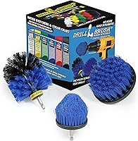 Vista 1 de Juego de cepillos de limpieza acuática para taladro, accesorios para peceras, accesorios para barcos, kit de fregado de acuario, cepillos