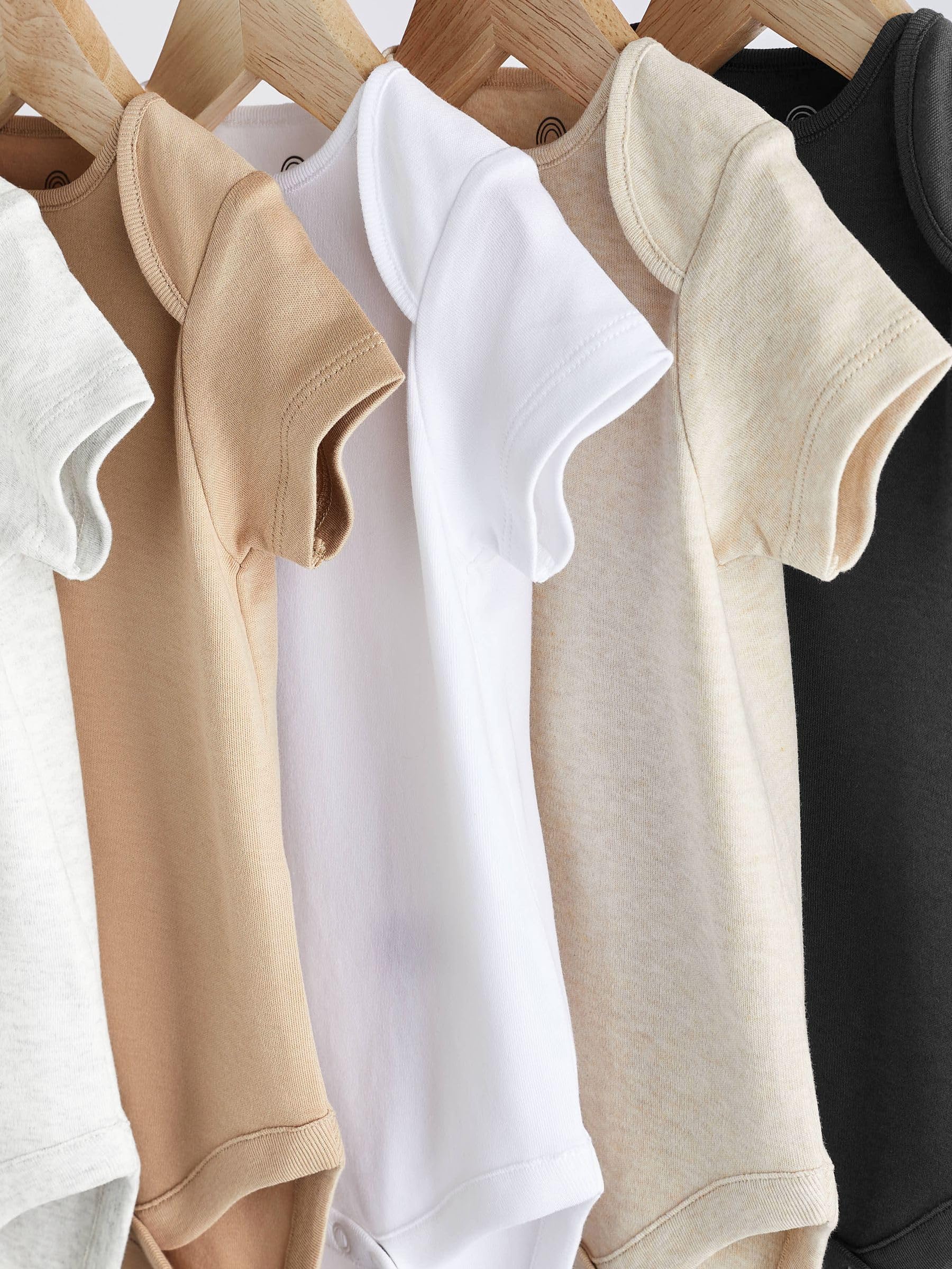 NEXT Noworodki unisex Zestaw 5 niezbędnych body niemowlęcych z krótkim rękawem