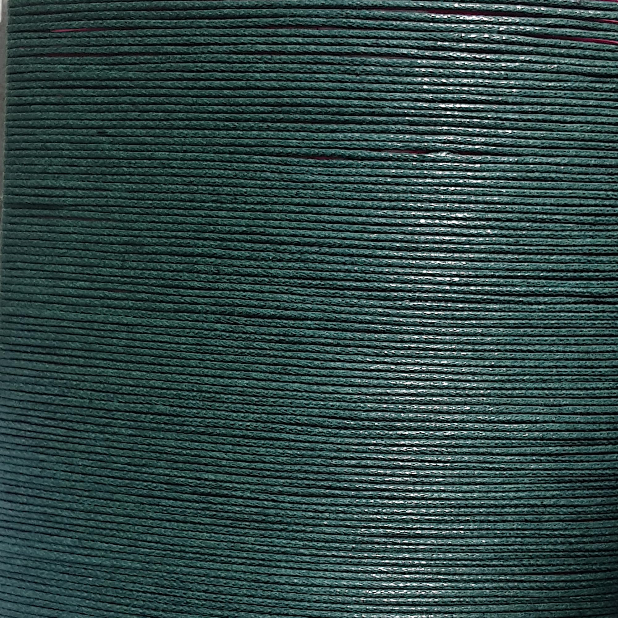 Mart-Mon Multicolor 20 Yards Waxed Cotton Cord 1Mm Thick On Card (18M) String (Forest Green)
