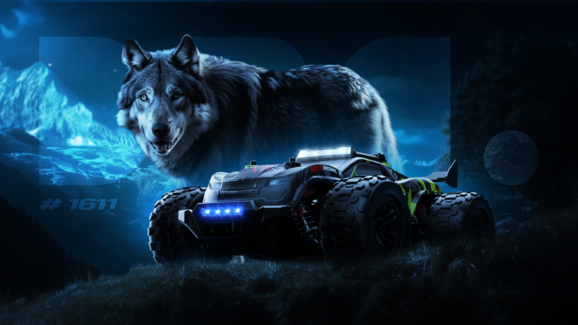 DEERC 209E Voiture Télécommandée Brushless 1:10 60+ KMH, 4WD Tout-Terrain, Voiture RC pour Adultes et Enfants, avec 2 Batteries 3S et Bras de Suspension Supplémentaires, Véhicule RC Hobby Grade