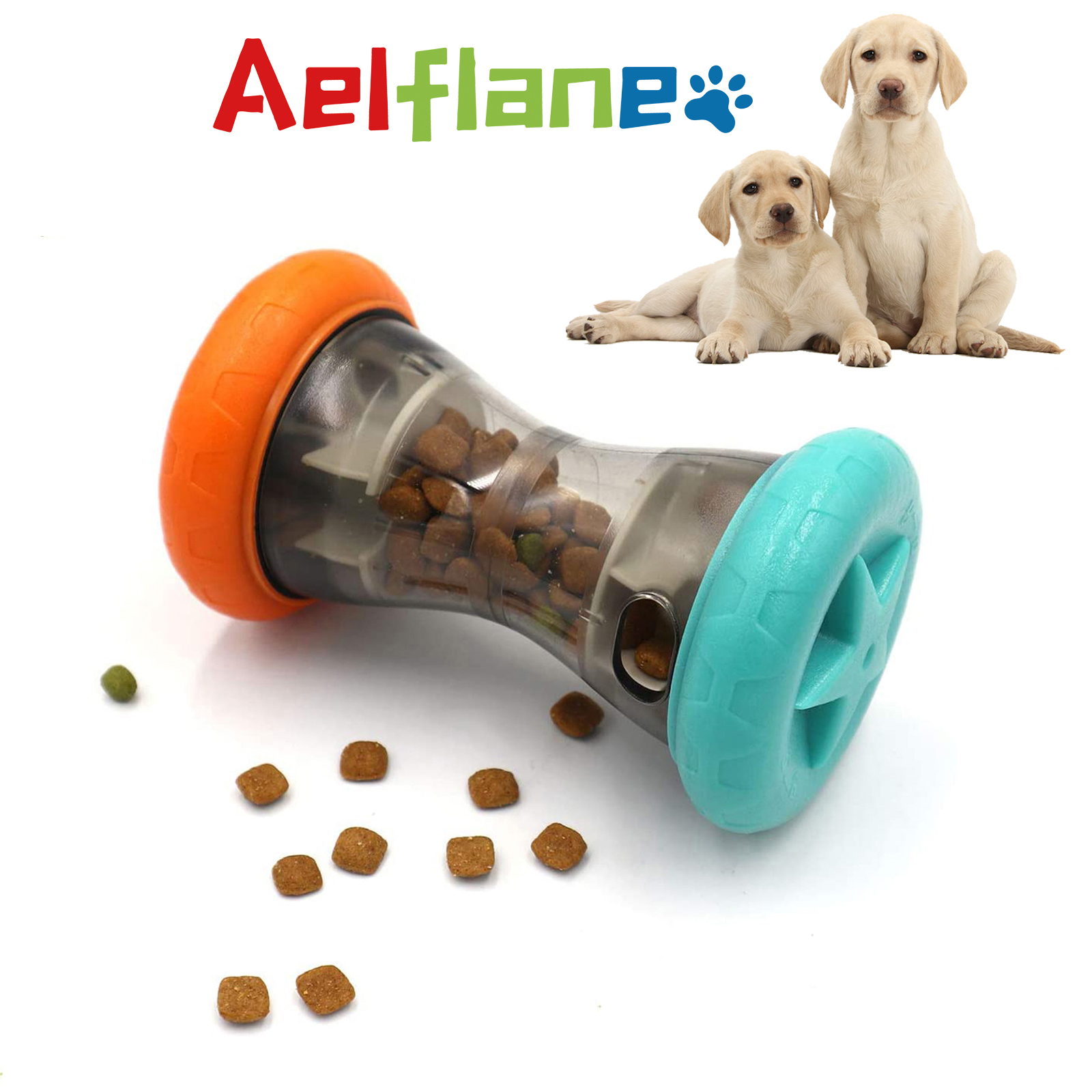 Aelflane Treat Dispensing Puzzle Toys for Small Dogs,Interactive Chase Toys,Slow Feeder,Perfect Alternative to Slow… - Image 7
