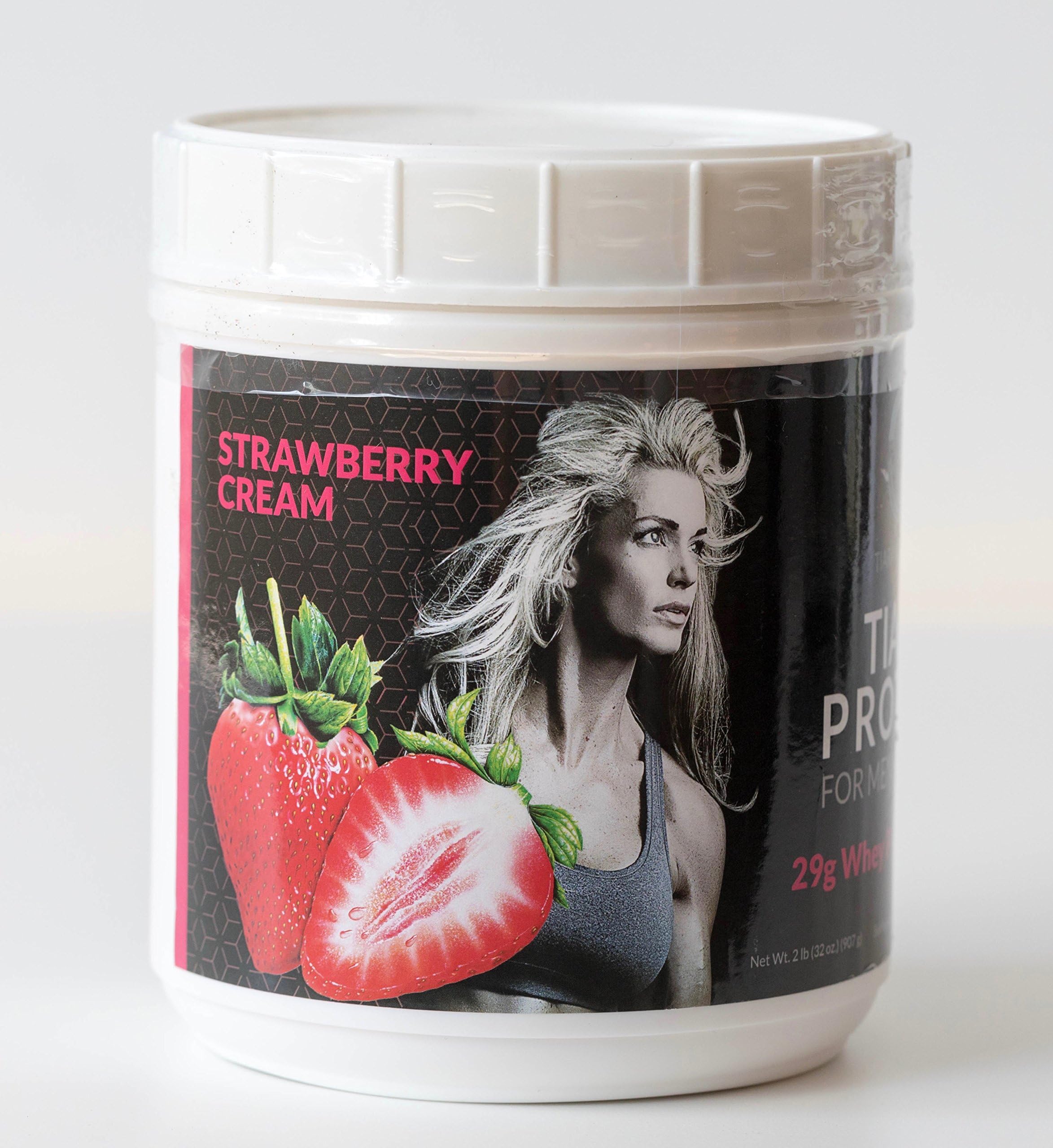 Tiara Protein 2-lb (Strawberry) - 100% Whey Protein Isolate - Delicious Taste!