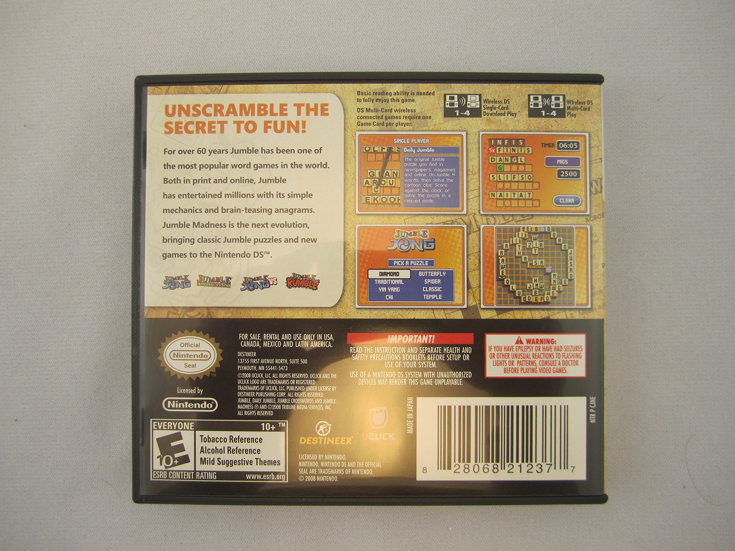 Amazon.com: Jumble Madness - Nintendo DS : Video Games