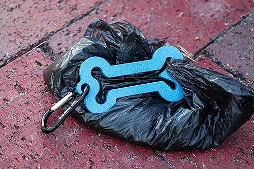 Miniatura 8 de Soporte completo para bolsas de excremento de perro, hecho en Estados Unidos, de aluminio duradero y reciclable, transportador de bolsas de basura