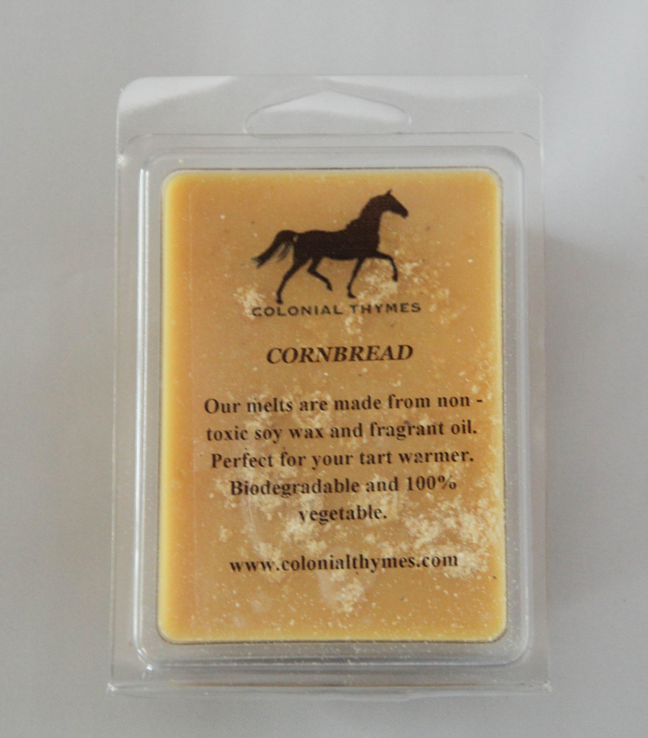 Colonial Thymes Cornbread Scented~Clamshell Soy Wax Melts