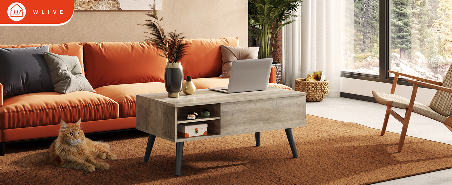 Amazon.com: WLIVE Lift Top Coffee Table for Living Room,Small