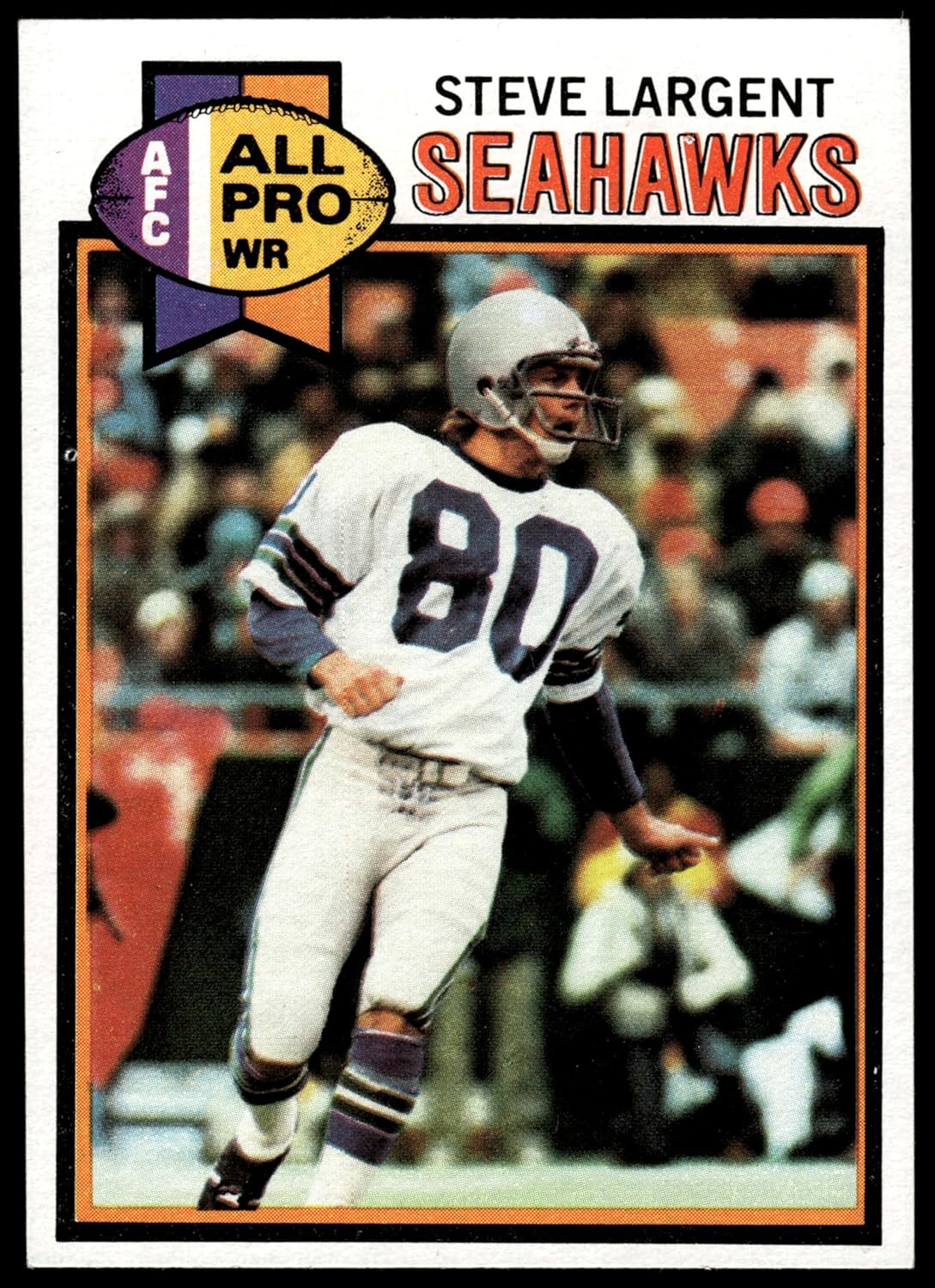 1979 Topps #198 Steve Largent Seattle Seahawks (Football Card) NM/MT Seahawks Tulsa