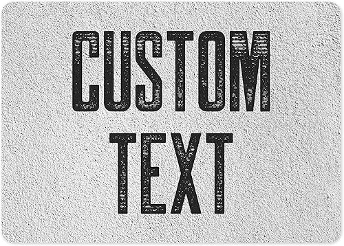 Miniatura 221 de Letrero Personalizado, Letrero de Calle Personalizado, 11 Colores de Fuente, 13 Estilos de Fuente, 4 Opciones de Agujeros, 22 Tamaños, 6x24 Madera