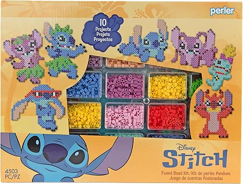 Vista 38 de Perler 80-57046 Disney El Rey León Fused Bead Kit de actividades de manualidades, incluye 9 patrones, multicolor, 2004 piezas